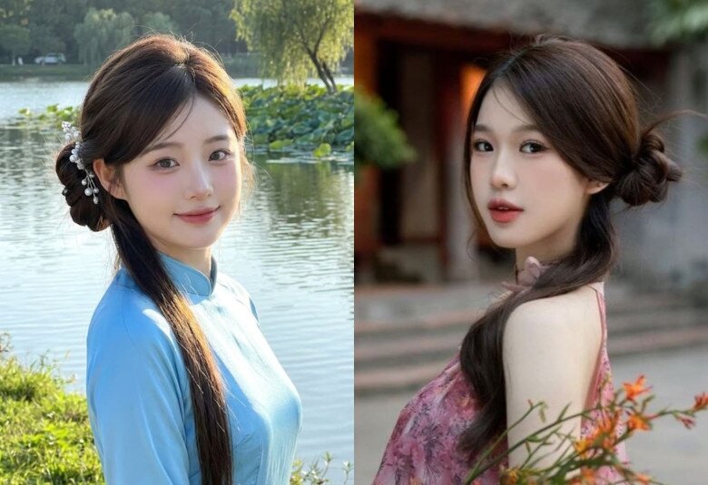 Những kiểu tóc hợp với áo dài khi đi chơi Tết, vừa tôn lên ngũ quan hài hòa lại giúp chị em trẻ xinh - 2