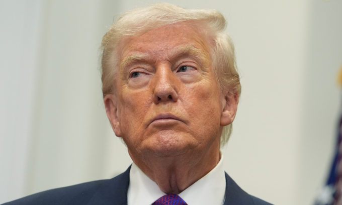 Tổng thống Donald Trump tại Nhà Trắng, ngày 12/2. Ảnh: Reuters