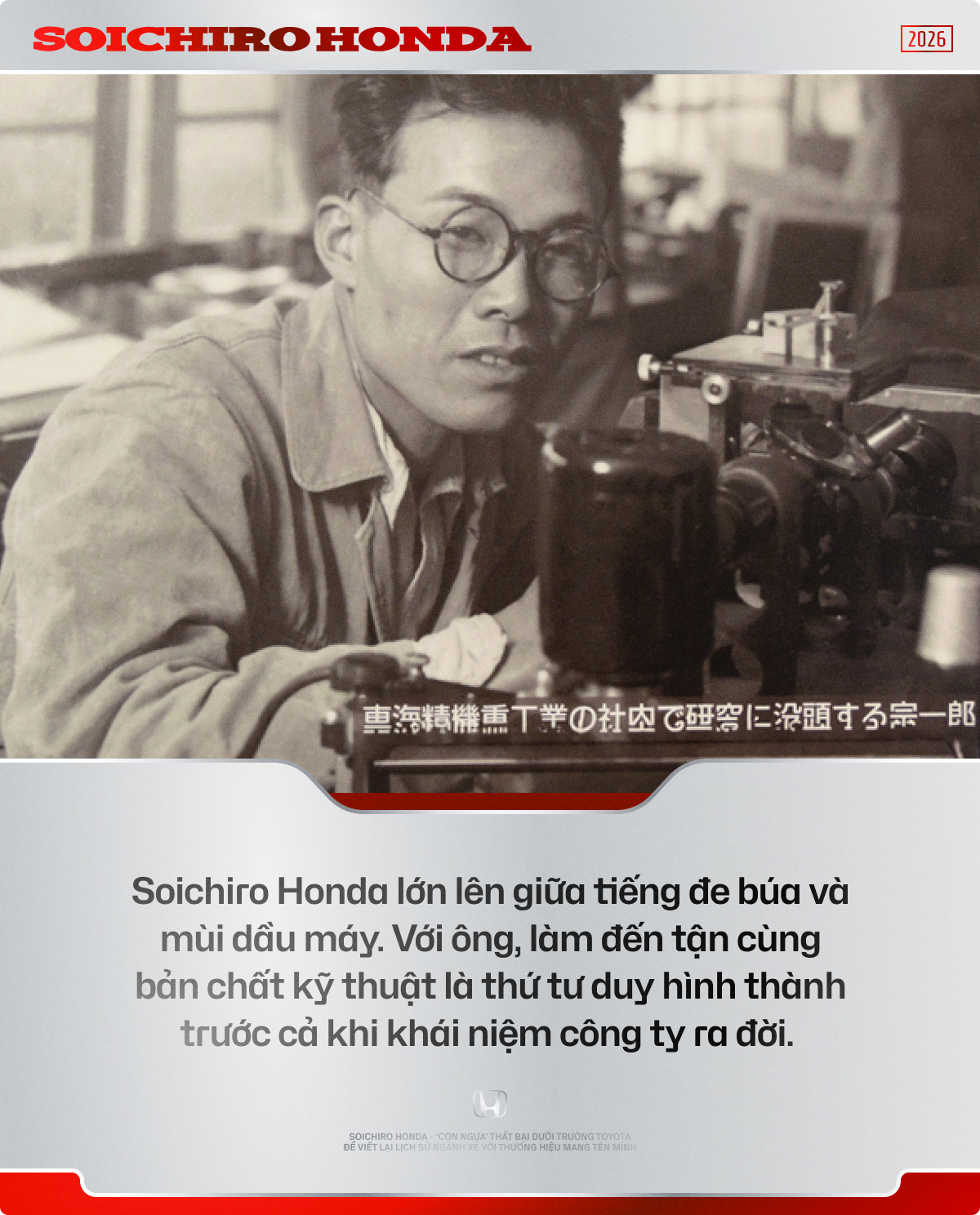 Soichiro Honda - ‘Con ngựa’ thất bại dưới trướng Toyota để viết lại lịch sử ngành xe với thương hiệu mang tên mình- Ảnh 1.