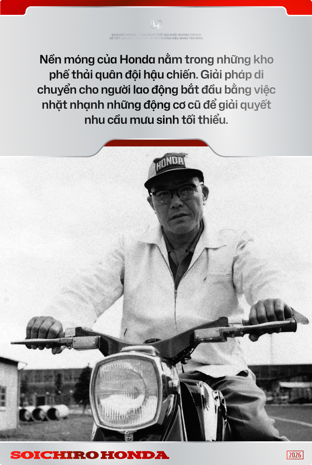 Soichiro Honda - ‘Con ngựa’ thất bại dưới trướng Toyota để viết lại lịch sử ngành xe với thương hiệu mang tên mình- Ảnh 3.
