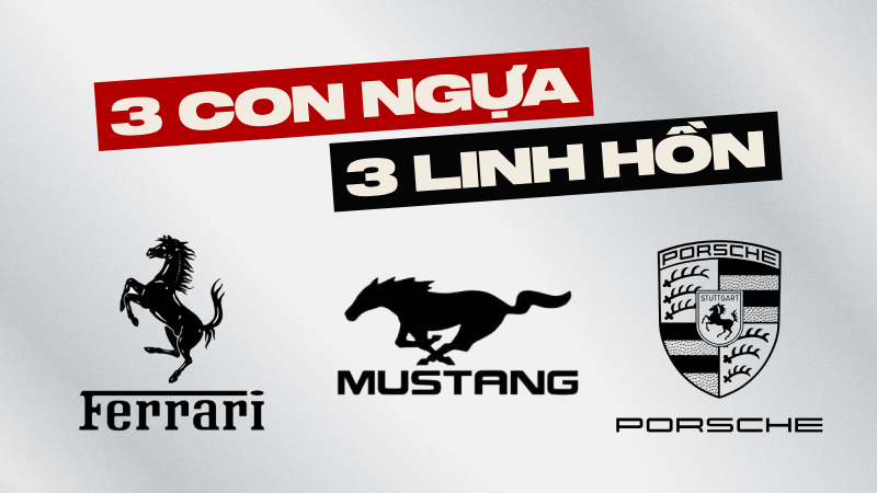 Cùng là ngựa, vì sao logo Ferrari chồm lên, Mustang lao đi, Porsche đứng vững?- Ảnh 1. Cùng là ngựa, vì sao logo Ferrari chồm lên, Mustang lao đi, Porsche đứng vững?- Ảnh 1.