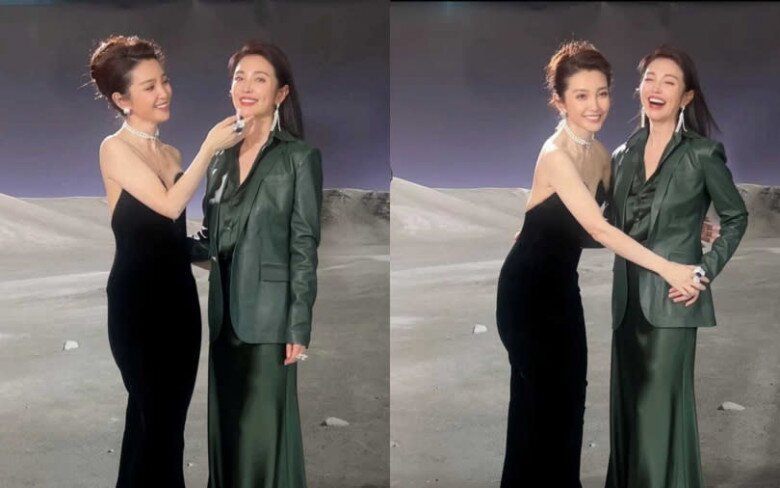 Không chỉ có ngoại hình tương đồng, hai chị em Lý Băng Băng còn có tình cảm gắn bó, hỗ trợ nhau rất nhiều.