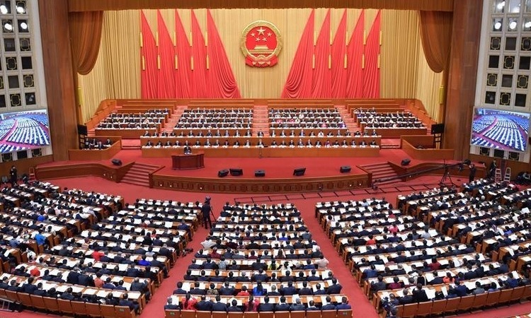 Phiên họp quốc hội Trung Quốc hồi tháng 3/2019. Ảnh: Xinhua.