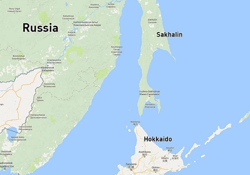 Vị trí đảo Sakhalin, Viễn Đông Nga. Đồ họa: RT.