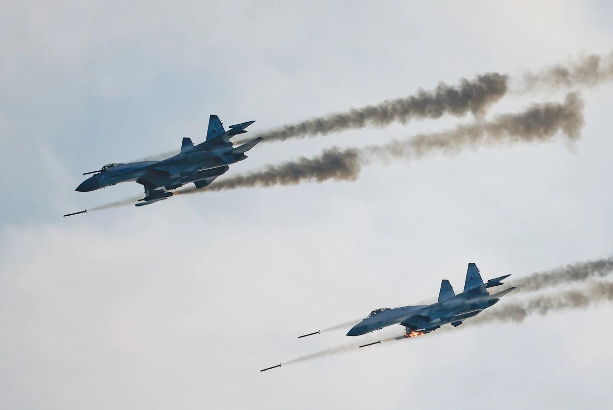 Chiến đấu cơ Sukhoi Su-35 tại Hội thao Quân sự Quốc tế (Army Games) 2021 tại Nga hồi tháng 8/2021. Ảnh: Reuters.