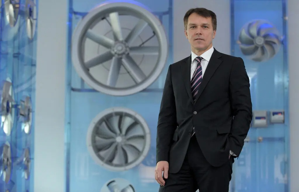 Peter Fenkl, CEO Ziehl-Abegg. Ảnh: AP