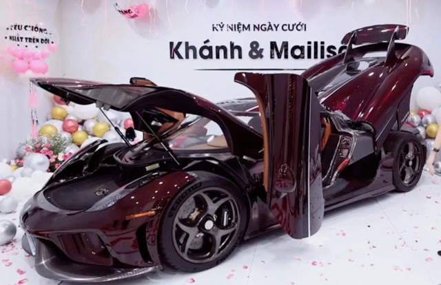 Á hậu Huyền My check-in bên siêu xe Koenigsegg Regera trị giá 200 tỷ đồng - Ảnh 3.