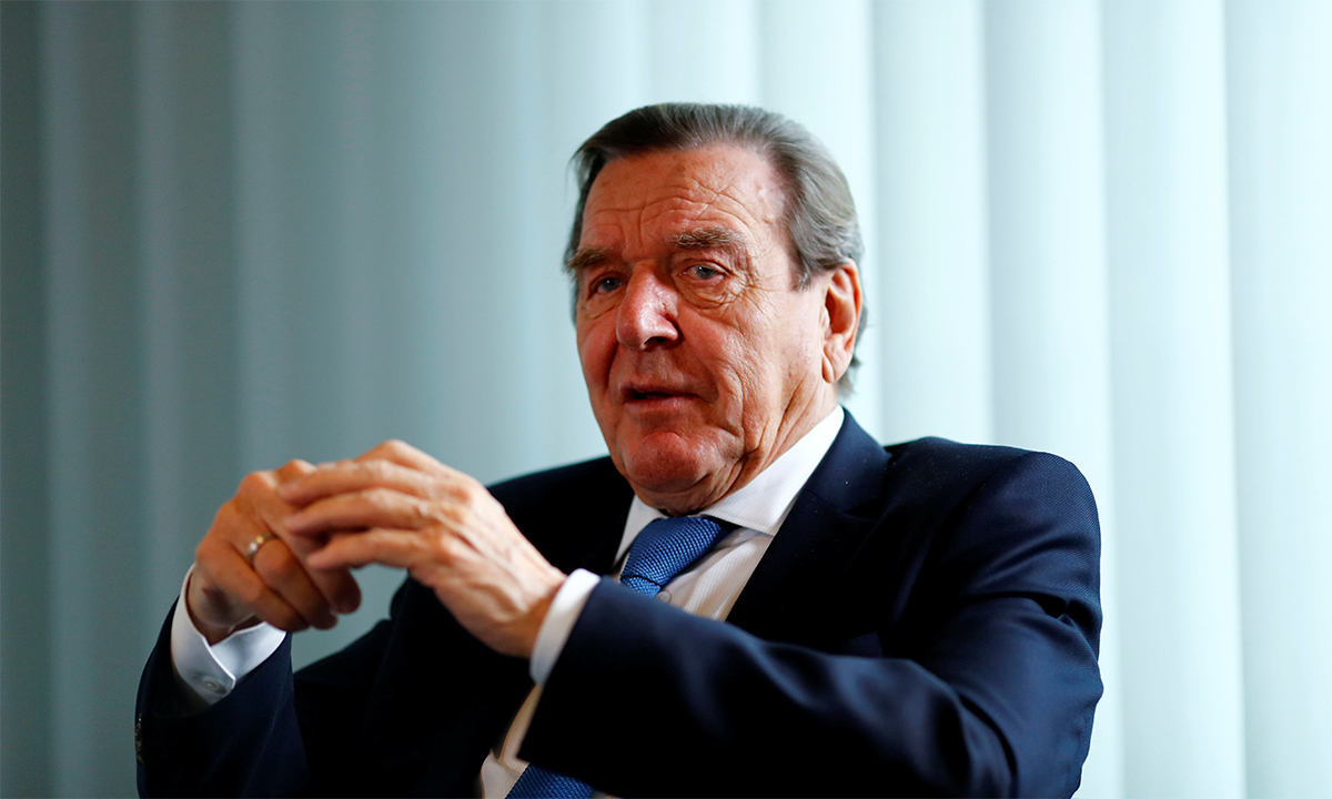 Cựu thủ tướng Đức Gerhard Schroeder tại Berlin tháng 11/2018. Ảnh: Reuters.