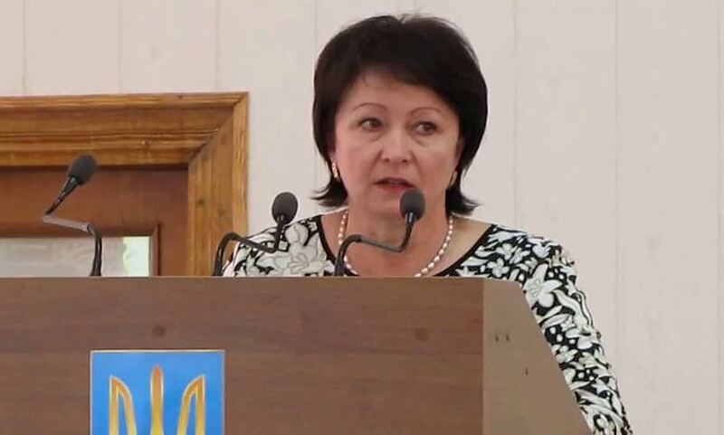 Galina Danilchenko, thị trưởng mới được bổ nhiệm ở thành phố Melitopol, tỉnh Zaporozhye, đông nam Ukraine. Ảnh: AR News.