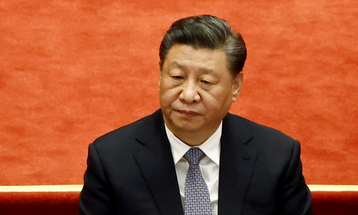 Ông Tập trong phiên họp Hội nghị Hiệp thương Chính trị Nhân dân Trung Quốc ngày 4/3. Ảnh: Reuters.