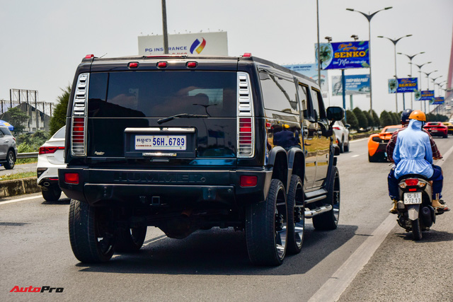 Khủng long Hummer H2 độ 6 bánh tại Việt Nam: Kích thước khổng lồ, ngốn 24,5 lít/100km trong đô thị, đầy bình hết gần 3,7 triệu đồng - Ảnh 12.