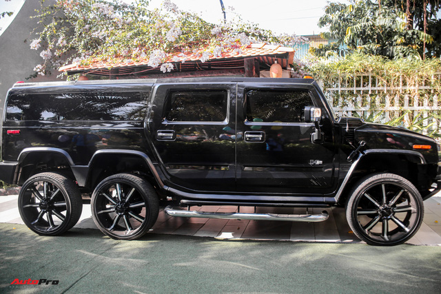 Khủng long Hummer H2 độ 6 bánh tại Việt Nam: Kích thước khổng lồ, ngốn 24,5 lít/100km trong đô thị, đầy bình hết gần 3,7 triệu đồng - Ảnh 3.