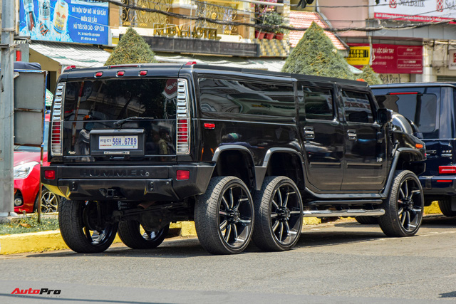 Khủng long Hummer H2 độ 6 bánh tại Việt Nam: Kích thước khổng lồ, ngốn 24,5 lít/100km trong đô thị, đầy bình hết gần 3,7 triệu đồng - Ảnh 6.