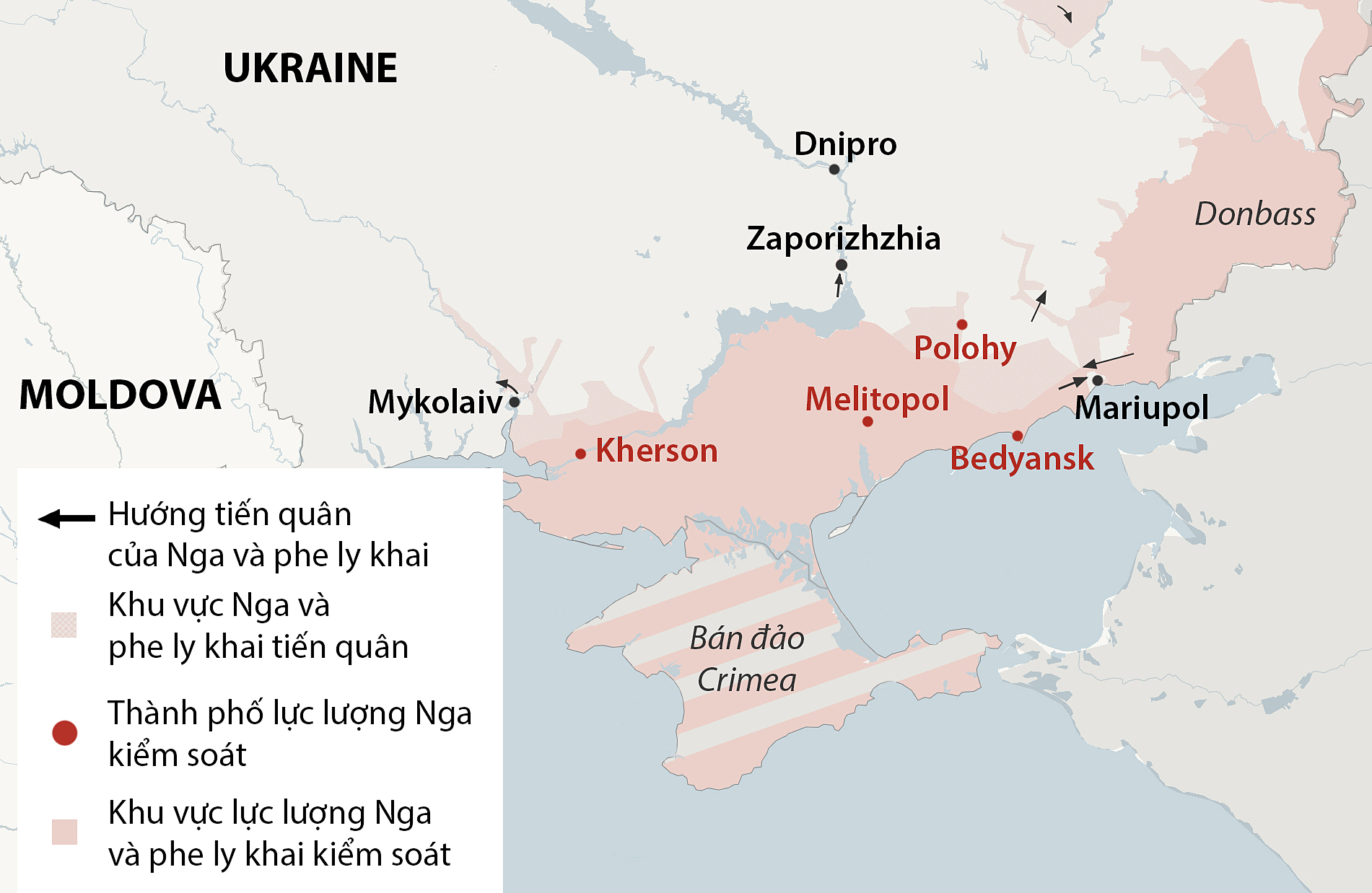 Vị trí thành phố Mykolaiv ở miền nam Ukraine. Đồ họa: NY Times.