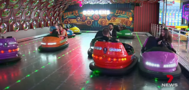 The dodgem cars at Archie Brothers.
