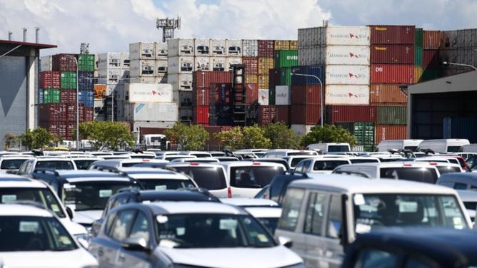 Car imports are sharply up as strong demand finally filters through to increased shipments. (Dan Peled/AAP PHOTOS)