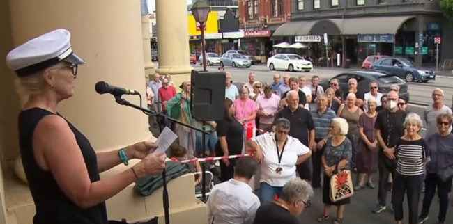 On Tuesday night, hundreds of residents turned up to the City of Yarra council meeting at Richmond Town Hall to protest.