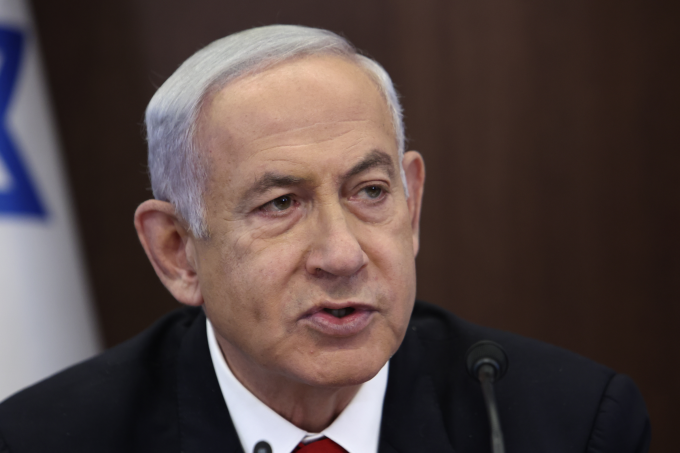 Thủ tướng Israel Benjamin Netanyahu tại cuộc họp nội các ở Jerusalem ngày 5/3. Ảnh: AFP.