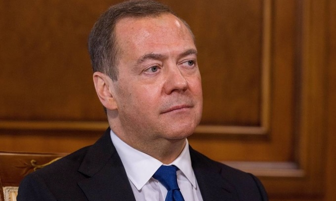 Phó chủ tịch Hội đồng An ninh Nga Dmitry Medvedev. Ảnh: TASS