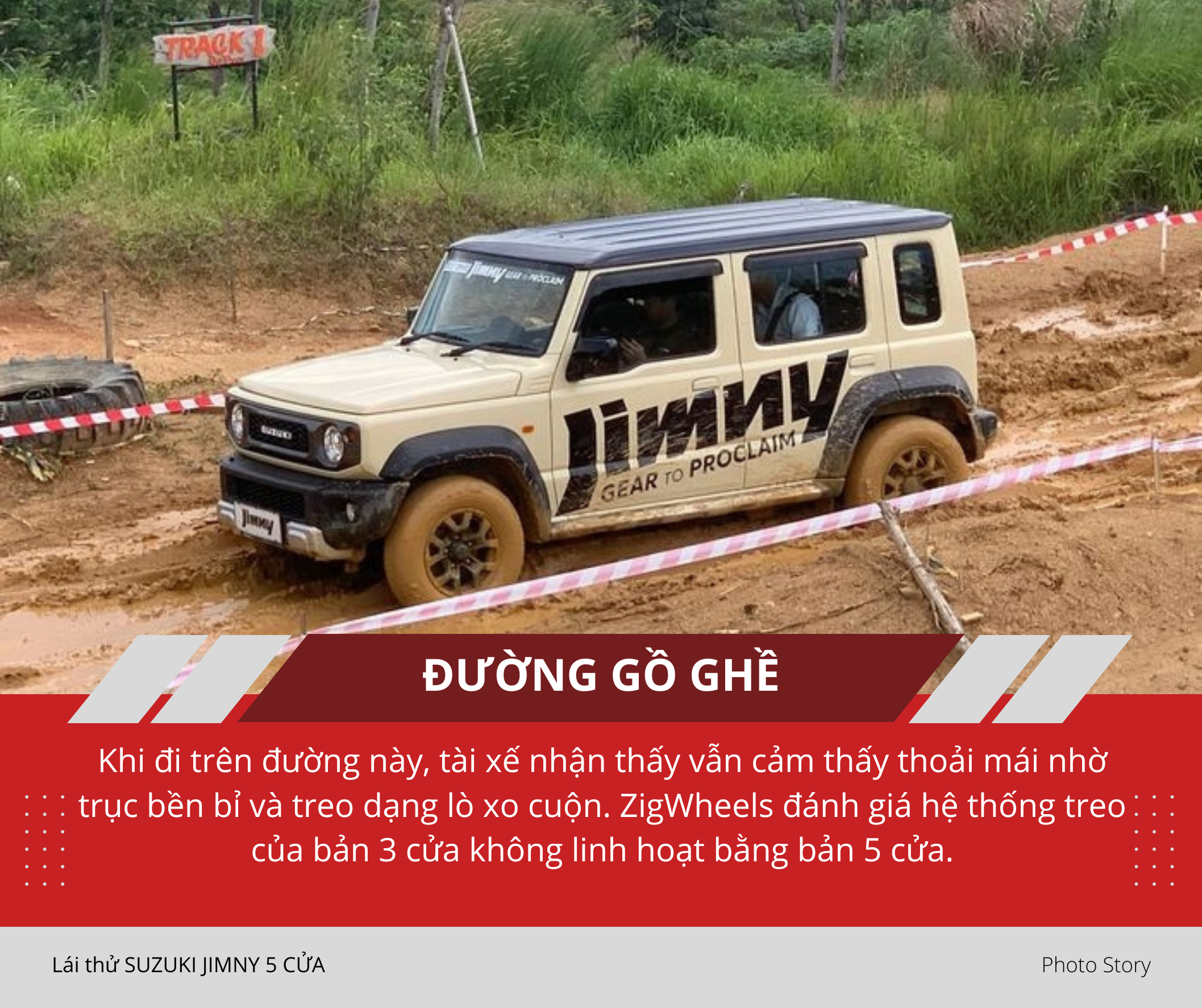 Mang Suzuki Jimny 5 cửa vào rừng 'hành hạ': Nhiều điểm hơn hẳn bản 3 cửa sắp ra mắt Việt Nam, thoải mái cho cả nhà cùng off-road - Ảnh 9.