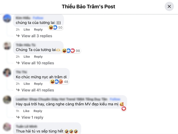 Thiều Bảo Trâm đăng bài chúc mừng Bích Phương ra MV, lập tức bị spam comment tên bài hát của... Sơn Tùng - Ảnh 4.