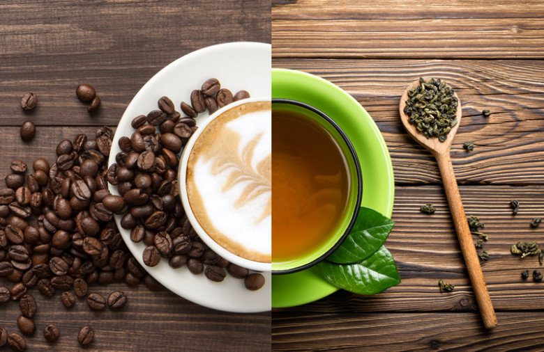 Uống kết hợp cả trà và cà phê có thể mang lại nhiều lợi ích hơn. (Ảnh minh họa)