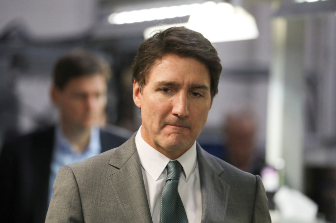 Thủ tướng Canada Justin Trudeau tại tỉnh bang British Columbia ngày 14/11/2023. Ảnh: Reuters