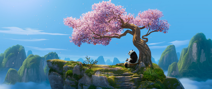 Một cảnh phim Kung Fu Panda 4. Ảnh: DreamWorks Animation