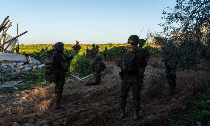 Quân đội Israel tại Dải Gaza trong bức ảnh đăng ngày 17/3. Ảnh: IDF