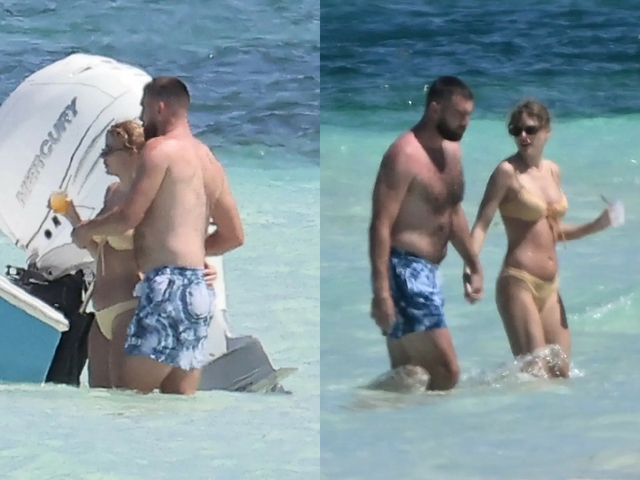 Taylor Swift và bạn trai hẹn hò nóng bỏng bên bờ biển - Ảnh 4.
