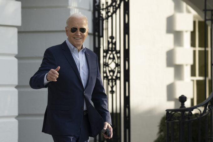 Tổng thống Joe Biden tại Nhà Trắng ngày 19/3. Ảnh: Reuters