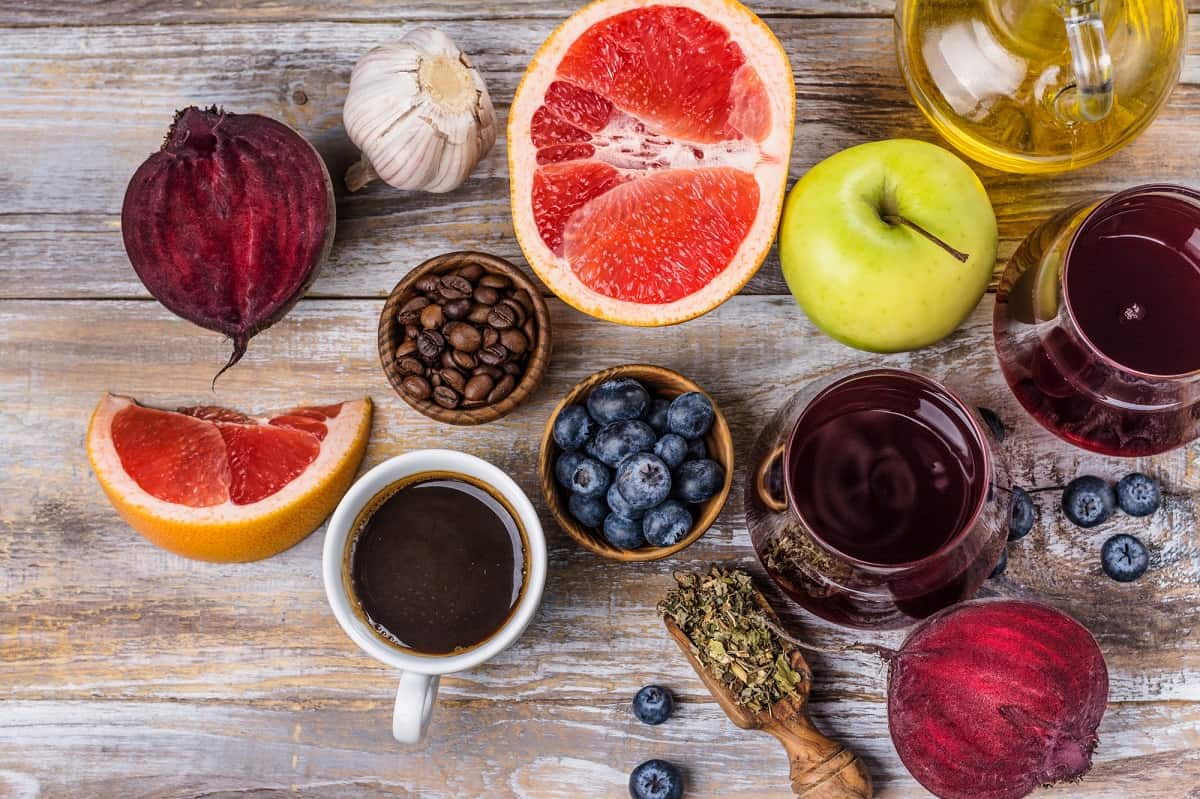 Nguồn thực phẩm giàu flavonoid.