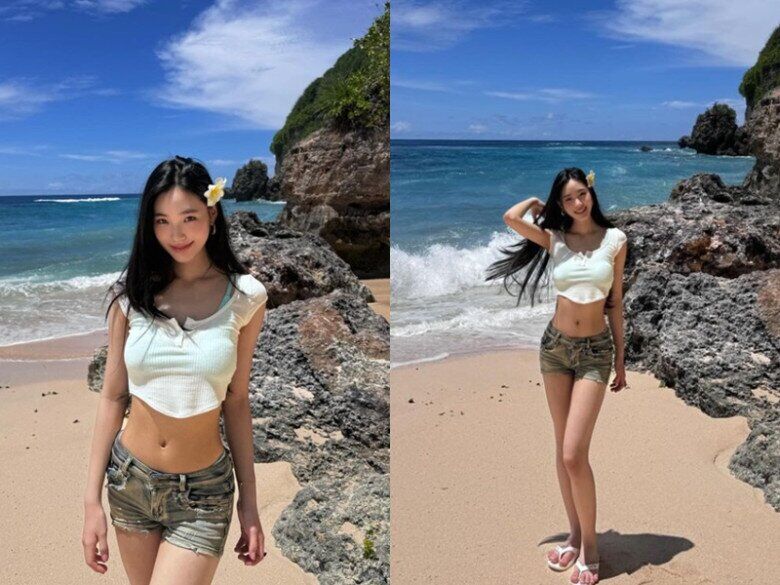 Thân hình nóng bỏng của Hứa Thiều Ân.