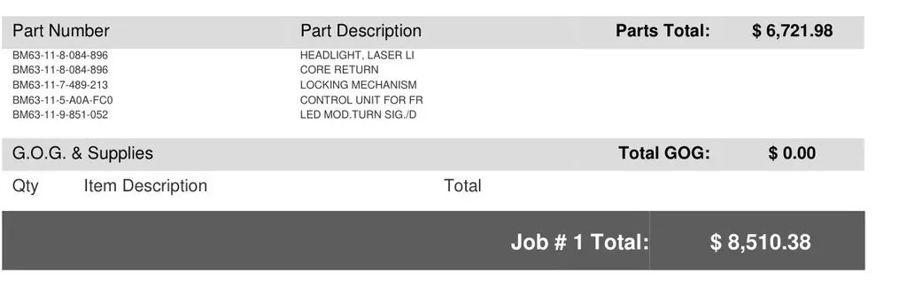 Chủ xe BMW nhận báo giá hơn 230 triệu đồng chỉ vì một bên đèn bị hỏng gioăng cao su- Ảnh 3.