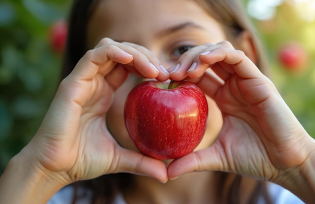 Mỗi ngày ăn một quả táo có lợi cho huyết áp và sức khỏe tim mạch.