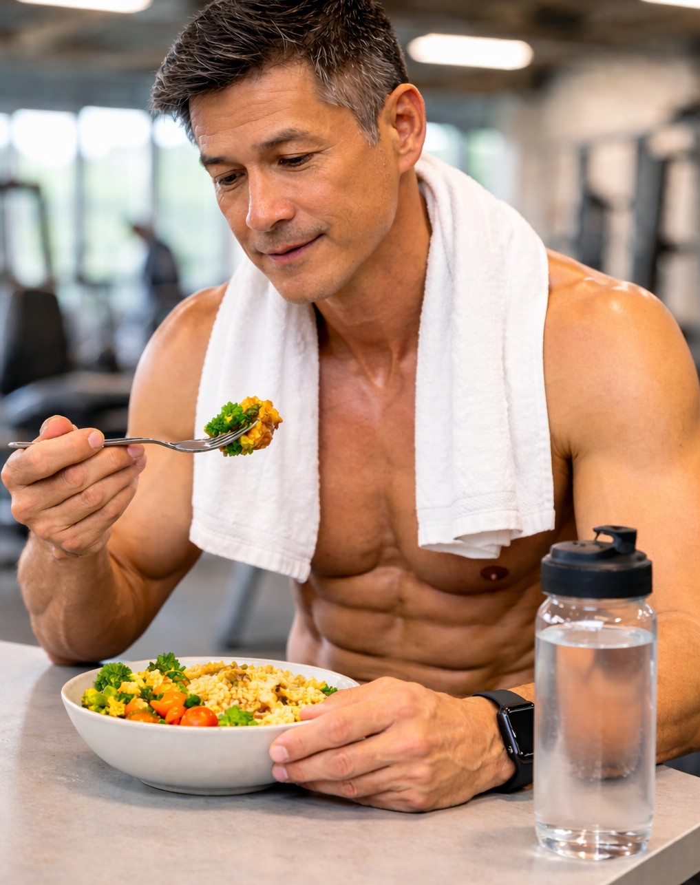 Sau vận động, cơ thể cần phục hồi cả năng lượng và mô cơ.