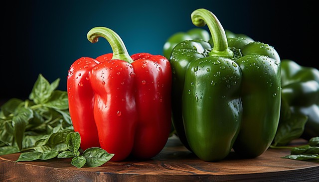 Có một số điểm khác biệt về hàm lượng carbohydrate và vitamin trong ớt chuông xanh và ớt chuông đỏ.