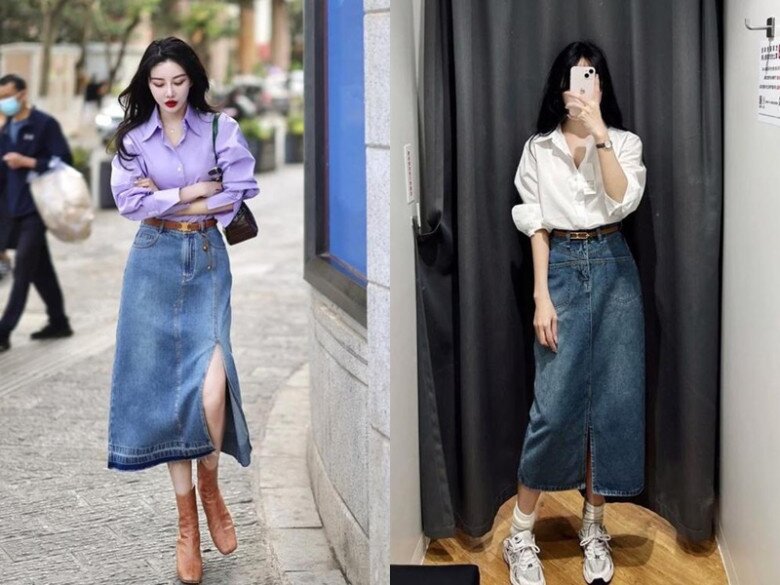 Mẫu váy dài hot nhất Xuân Hè này: Mặc lên như trẻ lại chục tuổi, phối với sơ mi hay áo phông đều đẹp long lanh - 6