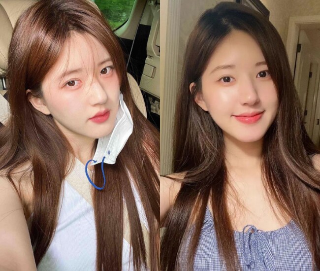 Triệu Lộ Tư gây ấn tượng với mái tóc dài dày, mềm mượt và có độ phồng tự nhiên. Dù xuất hiện trên phim hay tại sự kiện, mái tóc của cô luôn trông khỏe, bóng và ít khi bị xẹp, góp phần tạo nên vẻ ngoài trong trẻo, nữ tính chuẩn em gái quốc dân. 