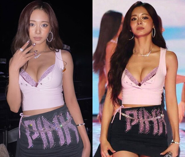 Body bốc lửa, đặc biệt là vòng 1 ngồn ngộn của em út nhóm nhạc TWICE gây sốt cõi mạng.