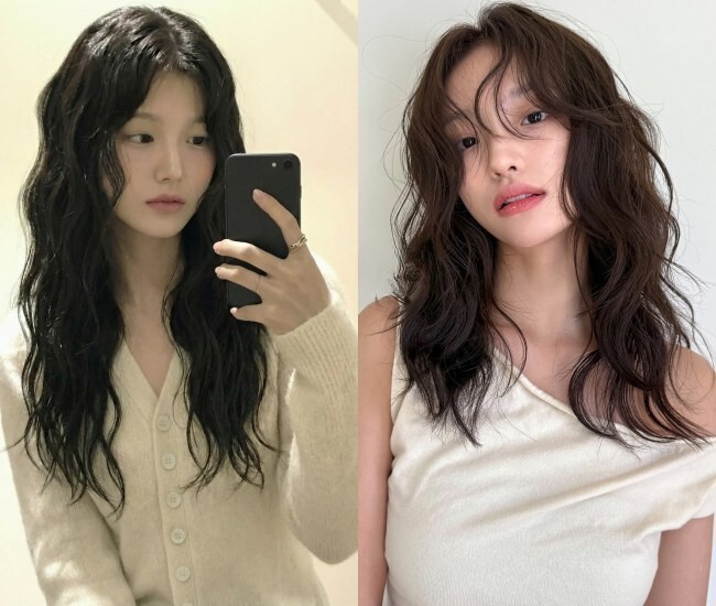 Tóc xoăn layer giúp tạo độ phồng vừa phải, tránh cảm giác tóc dày khiến mặt tròn hơn. Các lớp tóc tỉa nhẹ giúp gương mặt trông thanh thoát, gọn gàng hơn. Kiểu tóc này dễ ứng dụng, phù hợp nhiều phong cách và độ tuổi khác nhau.