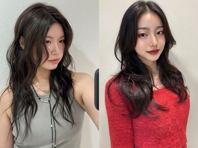 Tóc xoăn lửng với độ dài ngang vai giúp cân đối tỷ lệ khuôn mặt. Phần tóc ôm nhẹ hai bên má tạo hiệu ứng thon gọn rõ rệt. Kiểu tóc này mang lại vẻ ngoài trẻ trung, dễ chăm sóc và phù hợp với nhiều hoàn cảnh.