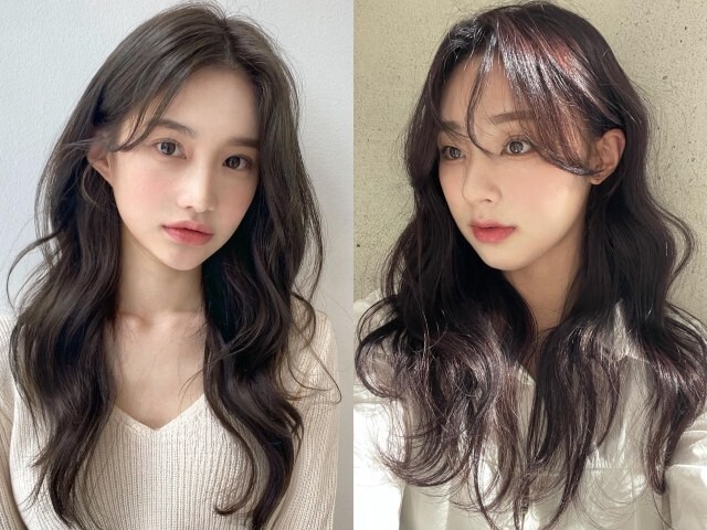 Tóc xoăn mái bay giúp che phần gò má, tạo cảm giác gương mặt nhỏ hơn. Phần mái ôm nhẹ hai bên giúp cân đối đường nét. Kiểu tóc này phù hợp với phong cách trưởng thành, hiện đại và dễ ứng dụng trong nhiều hoàn cảnh.