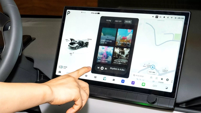 Lộ diện Hyundai Elantra 2027 bản tiền sản xuất: Thiết kế góc cạnh hơn, màn 17inch, động cơ hybrid tinh chỉnh- Ảnh 4.