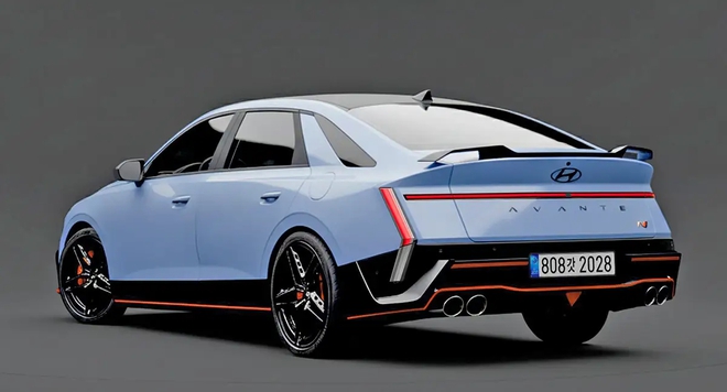 Lộ diện Hyundai Elantra 2027 bản tiền sản xuất: Thiết kế góc cạnh hơn, màn 17inch, động cơ hybrid tinh chỉnh- Ảnh 10.