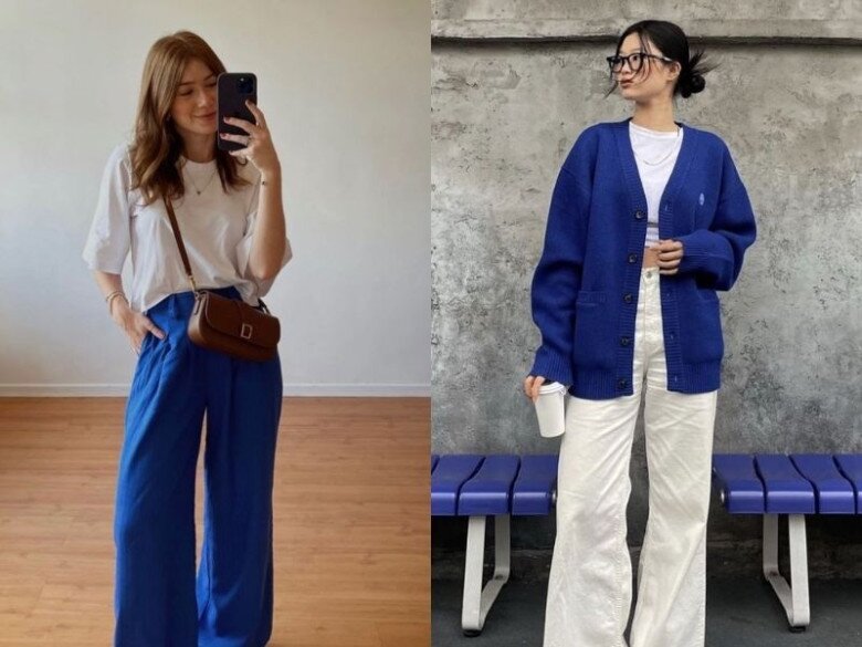 Mặc áo xanh dương phối với đồ gì? Bí quyết giúp chị em chinh phục gam màu hot nhất mùa Hè chuẩn sành điệu - 6