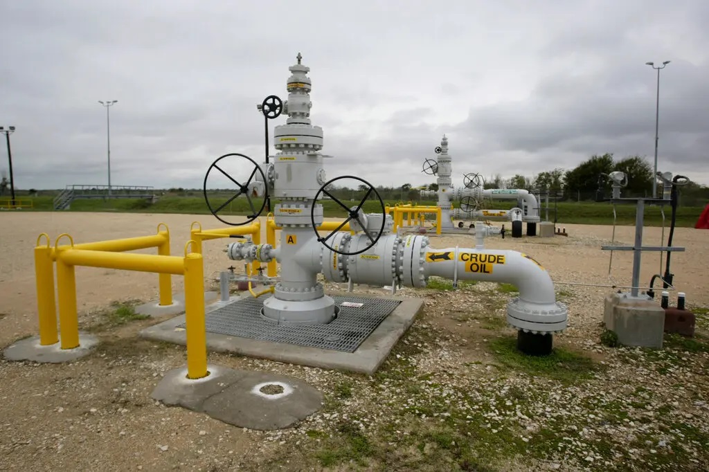 Một địa điểm thuộc kho dự trữ dầu chiến lược của Mỹ ở Texas. Ảnh: NY Times.