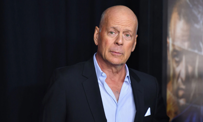 Tài tử Bruce Willis. Ảnh: AFP