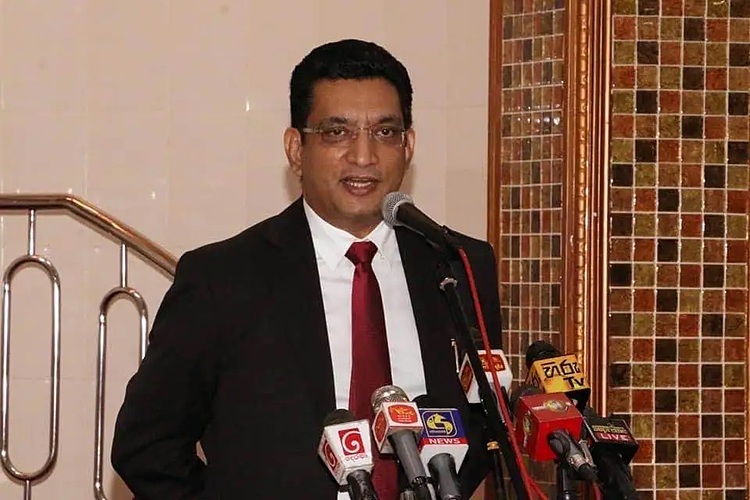 Ali Sabry, bộ trưởng tài chính Sru Lanka từ chức sau một ngày được bổ nhiệm. Ảnh: Colombo Telegraph.