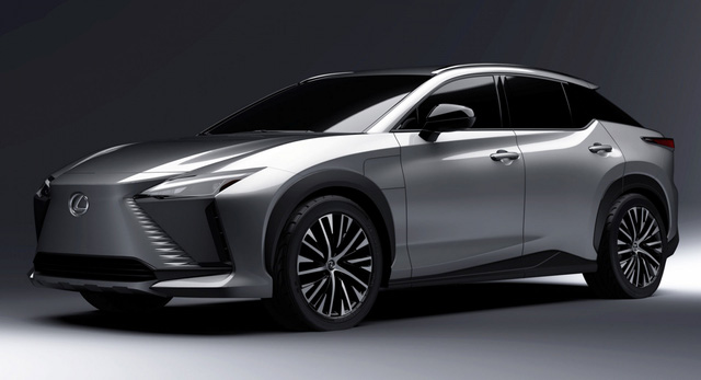 Lexus RZ 450e 2023 hé lộ hình ảnh ngoại thất - Ảnh 1.